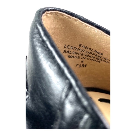 Enzo Angiolini Black Women's Pumps - Size 7.5M - Edgy Metal Studs - Picture 8 of 10